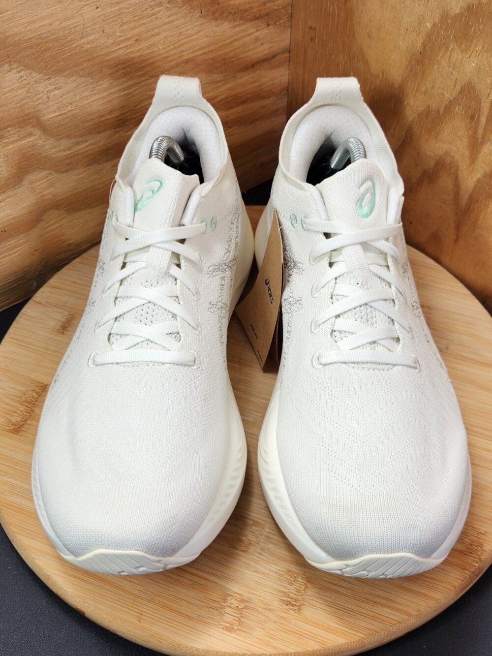 New Asics Nimbus Mirai Mens White Running Shoes Sneakers Size 10.5 - Picture 3 of 9